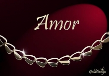 Amor - řetízek zlacený